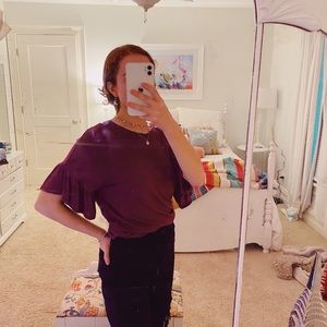 Magenta Francescas shirt sleeve